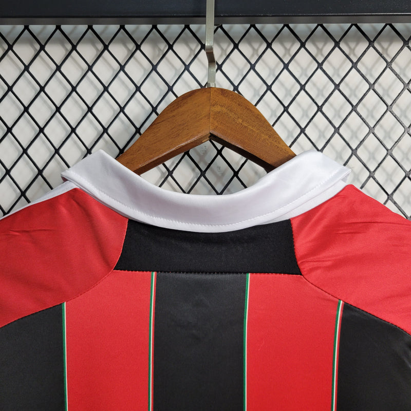12-13-Camisa Retrô Milan mandante