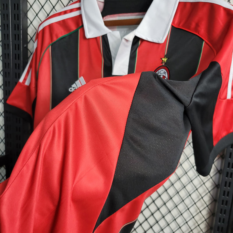 12-13-Camisa Retrô Milan mandante
