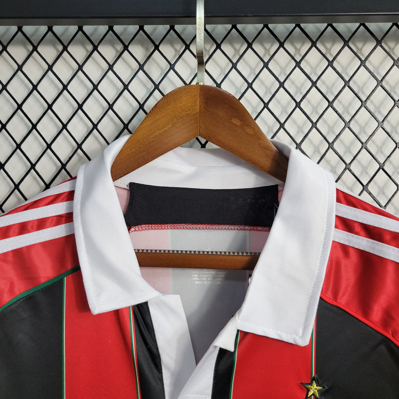 12-13-Camisa Retrô Milan mandante