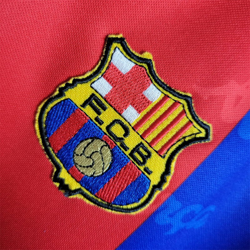 92-95-Camisa Retrô Barcelona mandante