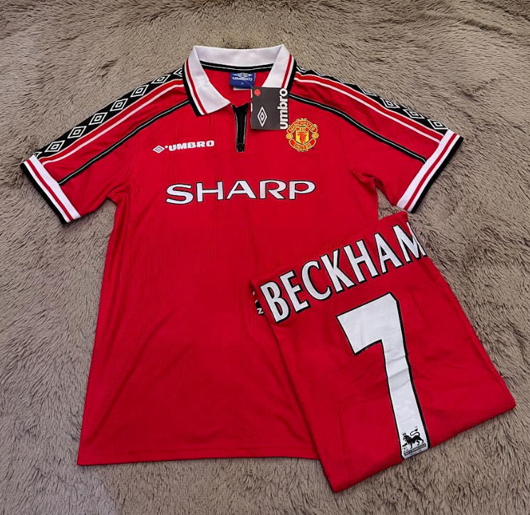 Pronta entrega- 1998-1999 Manchester united Beckham 7