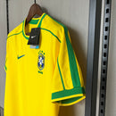 98-Camisa Retrô Brasil nome e numero Ronaldo
