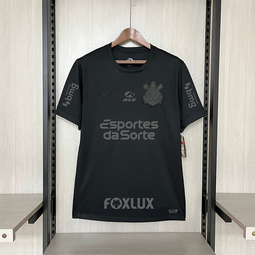 24-25 Camisa Torcedor Corinthians all black patrocínios