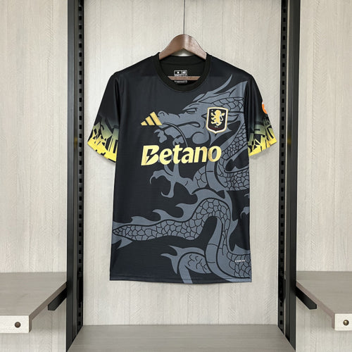 25-26 Aston Villa torcedor versão preta