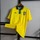 91-93-Camisa Retrô Brasil mandante