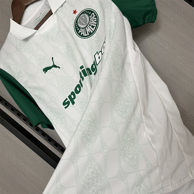 Pronta entrega-25-26 Camisa Torcedor Palmeiras visitante