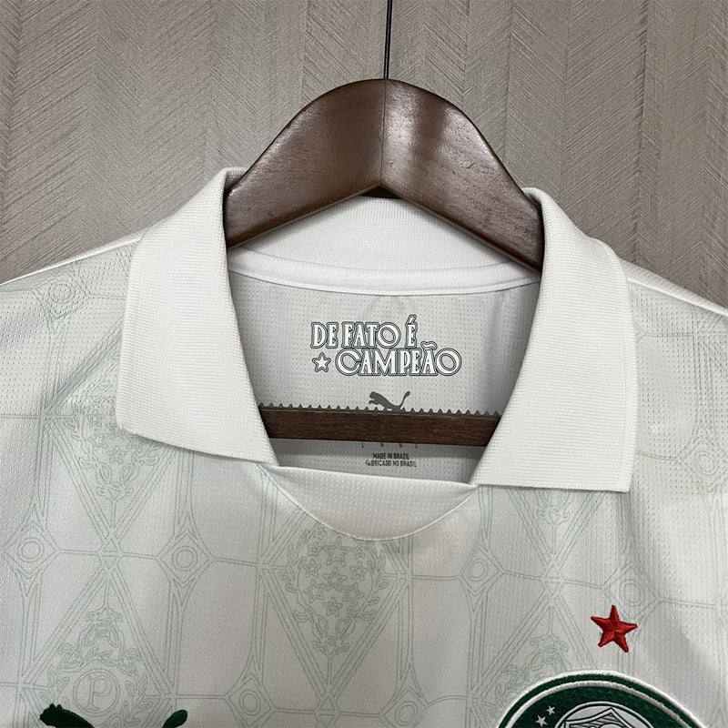 Pronta entrega-25-26 Camisa Torcedor Palmeiras visitante