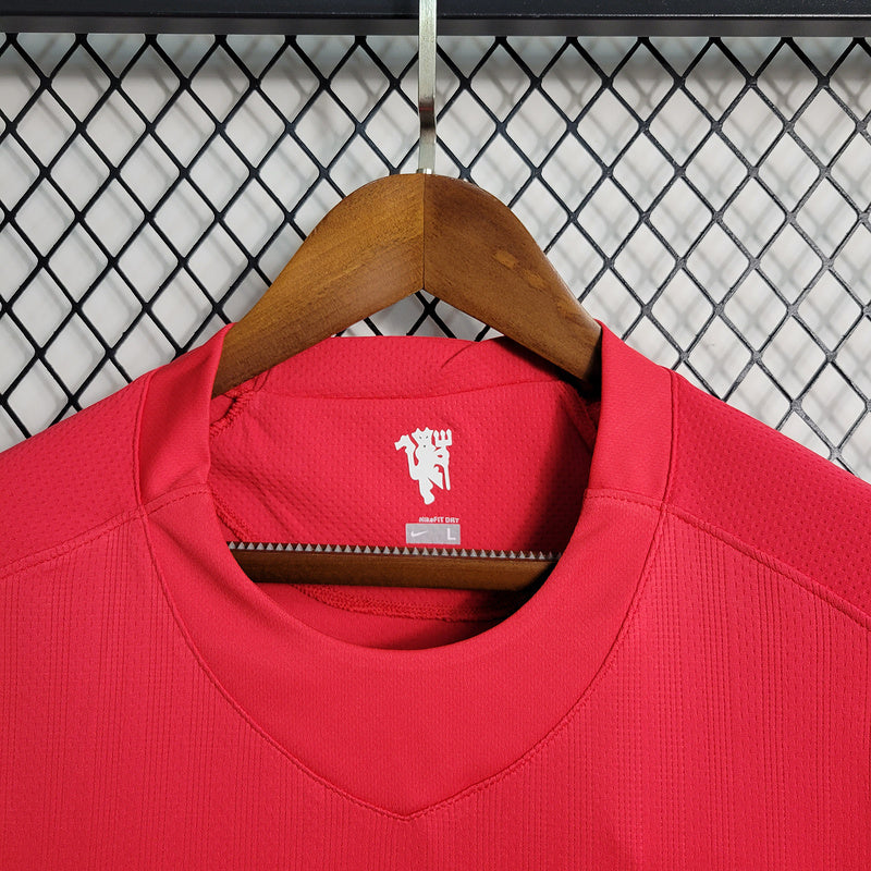 Retro 07-08 Manchester United versão champions league mandante