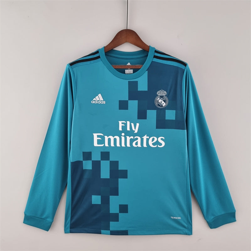 17-18 - CAMISETA RETRO REAL MADRID TERCEIRA