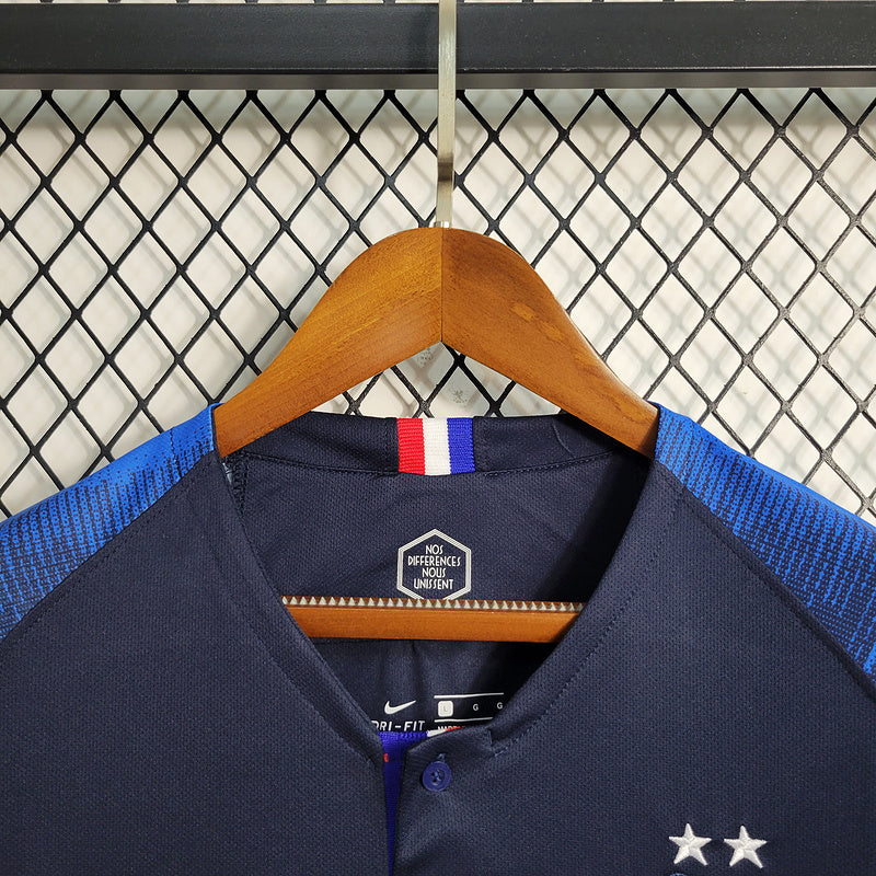 2018 - CAMISETA RETRO FRANCA MANDANTE