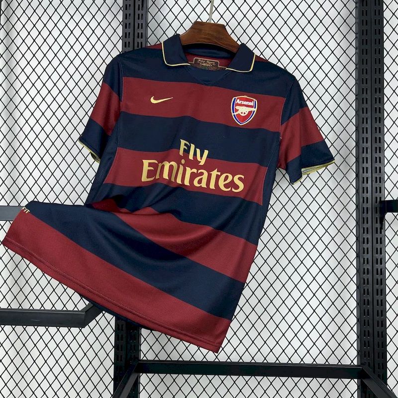 Retro 2007-08 Arsenal terceira camisa