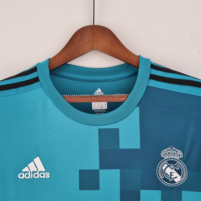 17-18 - CAMISETA RETRO REAL MADRID TERCEIRA