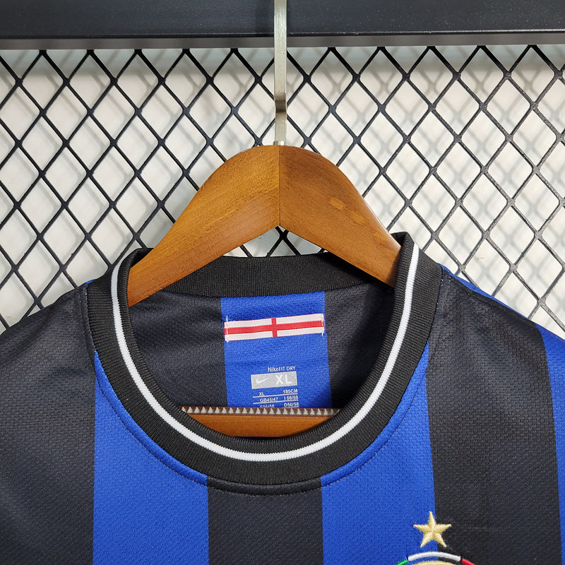 Retro 09-10 inter de milão versão final da champions league