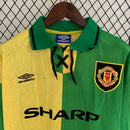 Retro Manchester United 92-94 terceira camisa manga longa