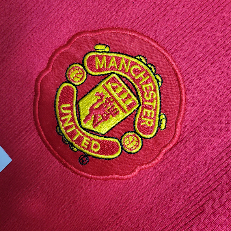 Retro 07-08 Manchester United versão champions league mandante