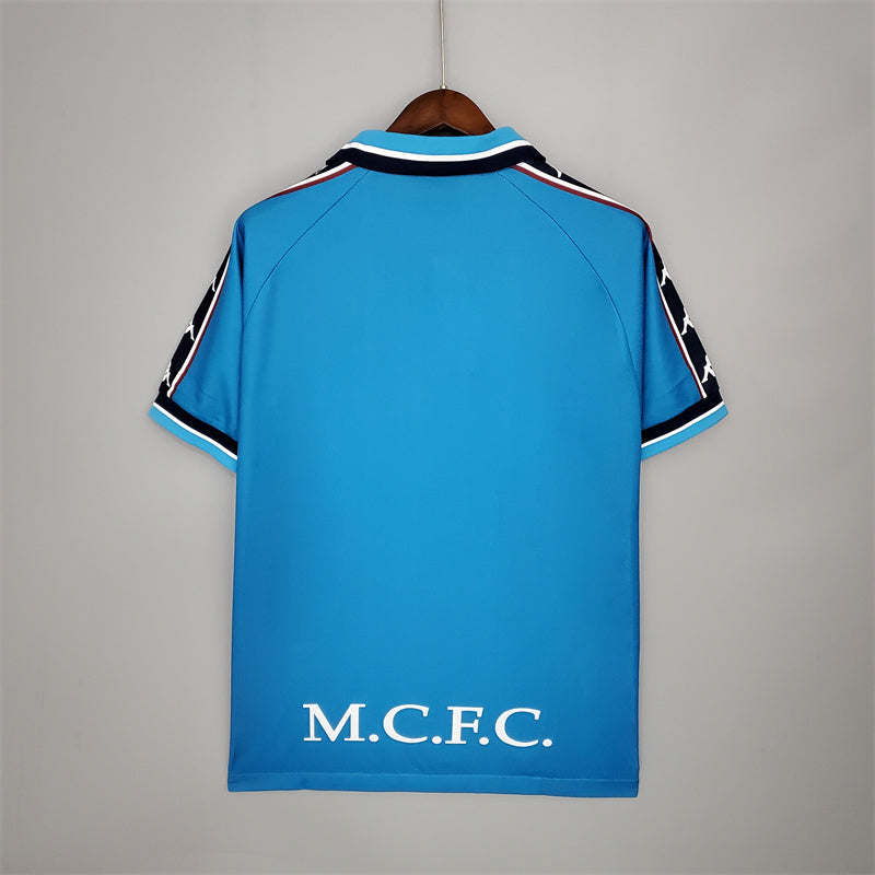 Pronta entrega -1997-99 Manchester City home Retro jersey S-XXL