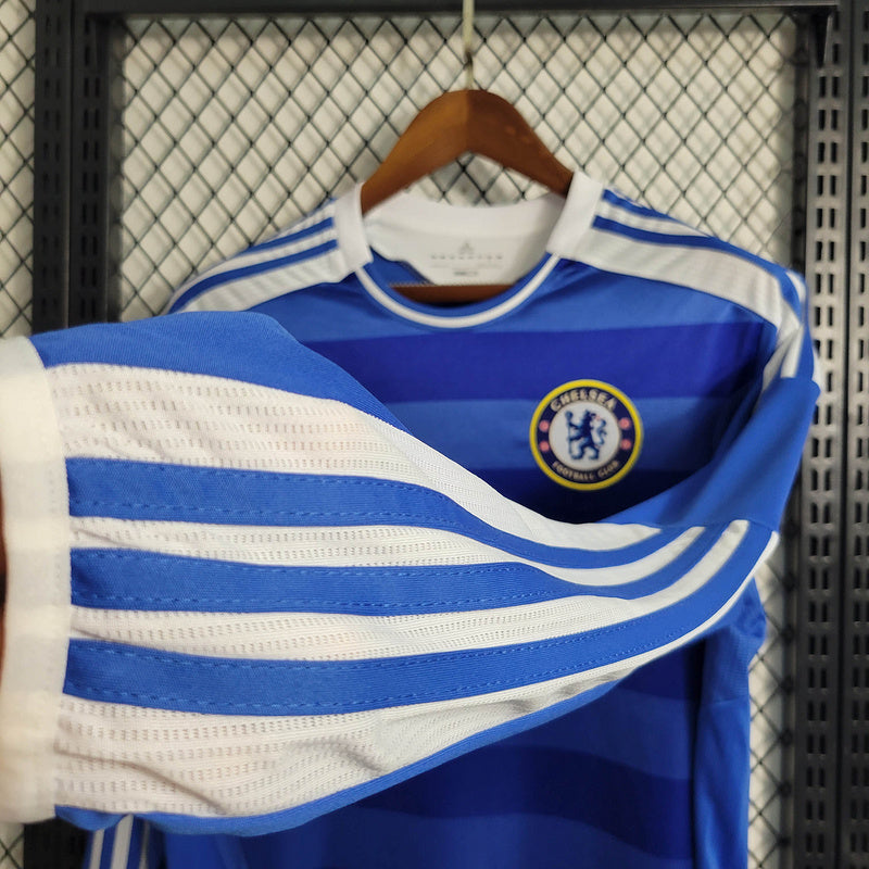 Retro 11-12 Chelsea mandante manga longa
