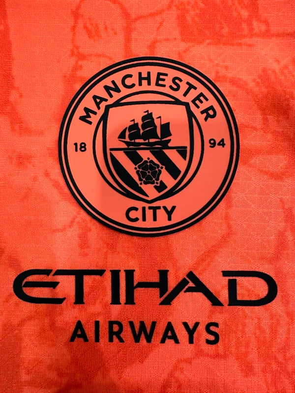 25-26 Camisa Jogador Manchester City visitante versão laranja