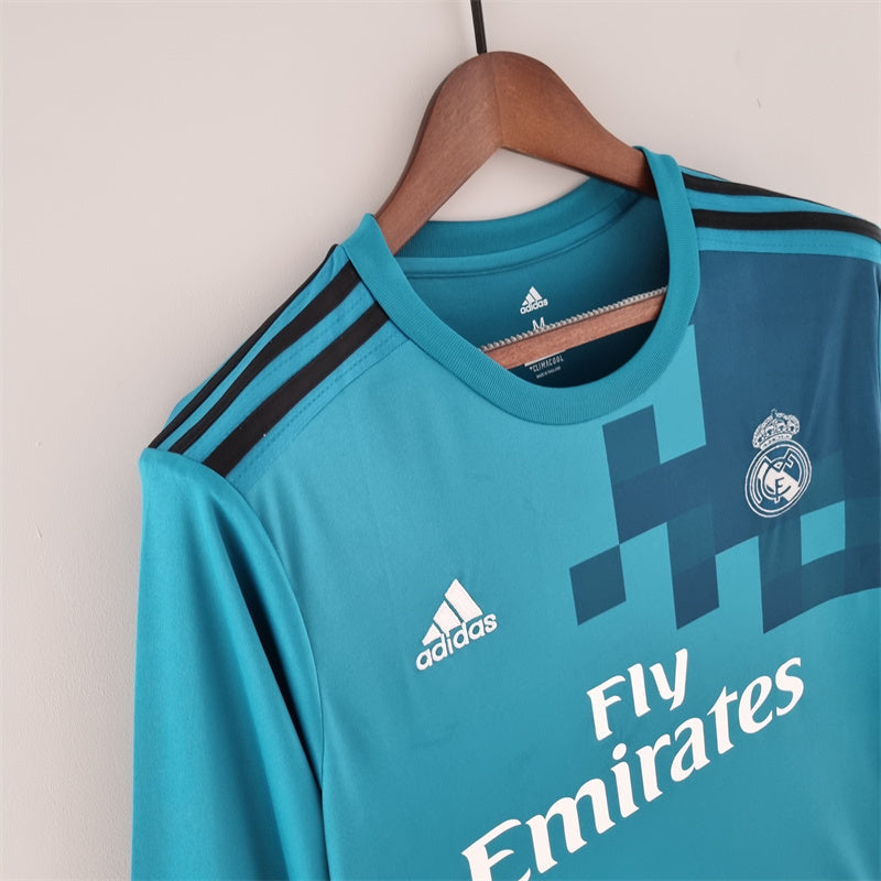 17-18 - CAMISETA RETRO REAL MADRID TERCEIRA