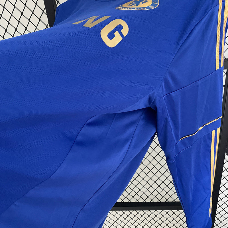 Retro 12-13 Chelsea mandante manga longa