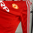 Retro 86-88 Manchester United mandante manga longa