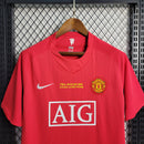 Retro 07-08 Manchester United versão champions league mandante