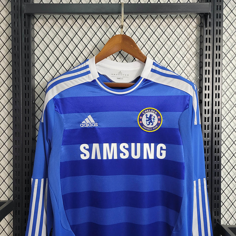 Retro 11-12 Chelsea mandante manga longa