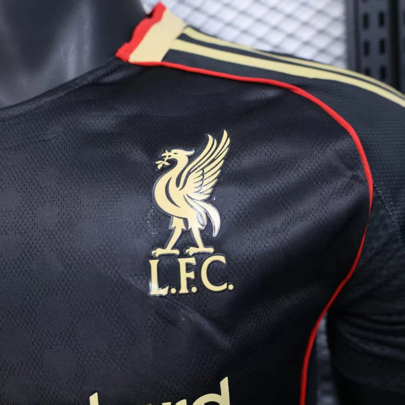 25-26 Camisa Jogador Liverpool visitante versão preta