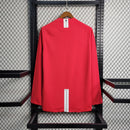 Retro 07-08 Manchester United Home manga longa