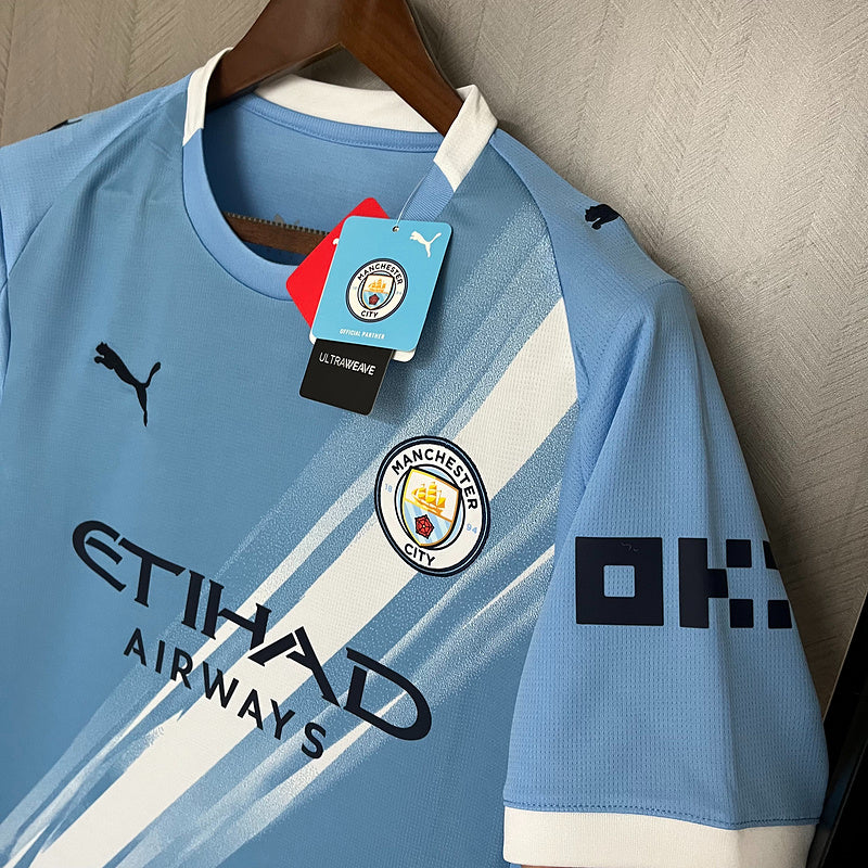 Pronta entrega- 25-26 Manchester City torcedor mandante